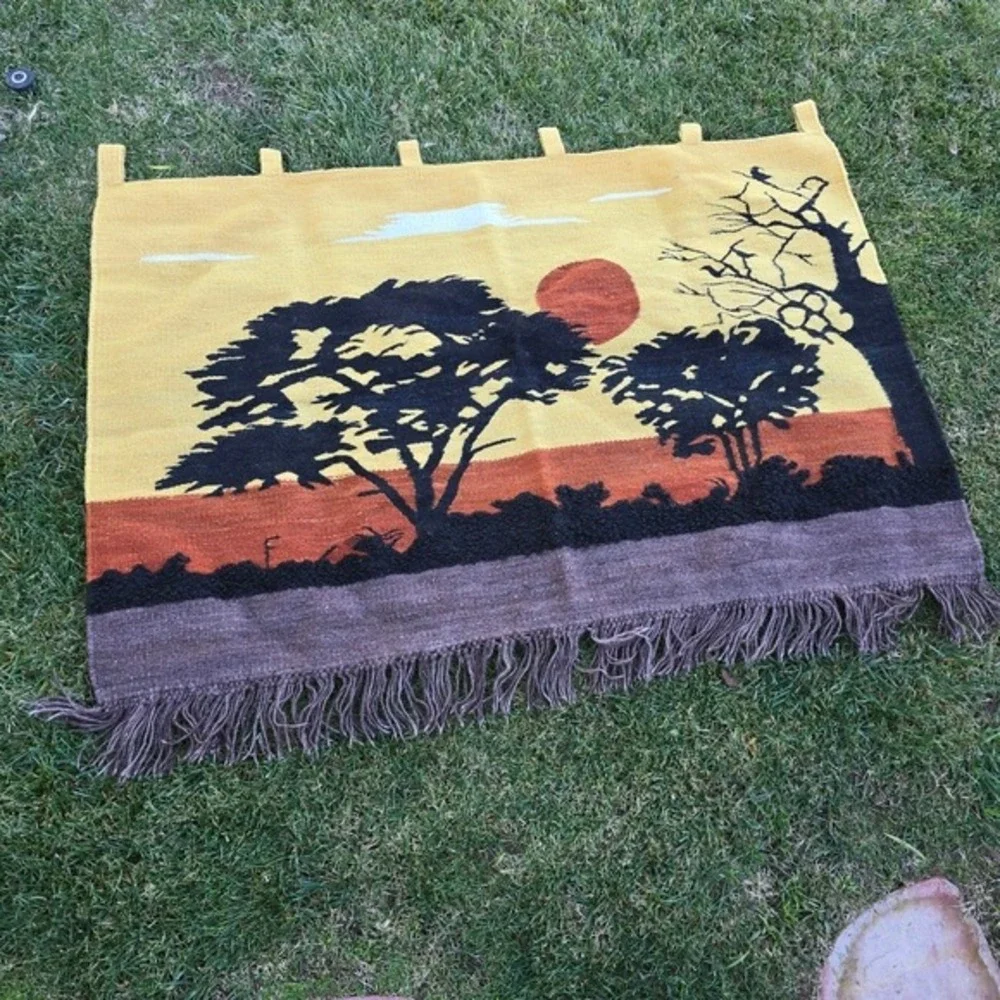 Sunset Wool Tapestry Wall Hanging‎ 48